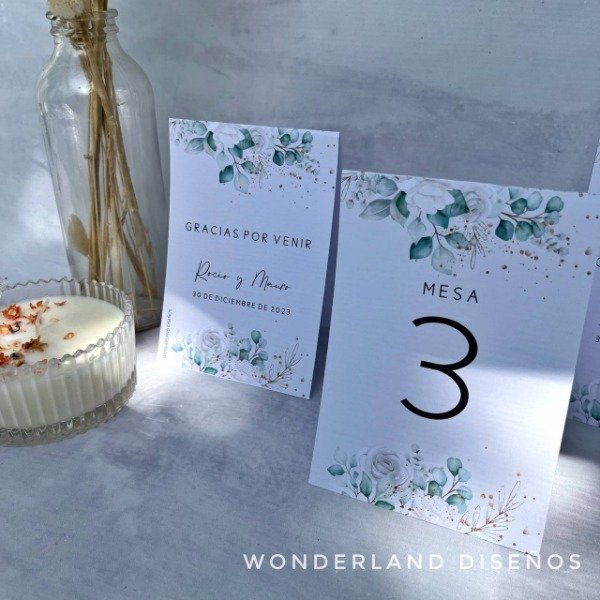 Producto - 13 Numeros de Mesa