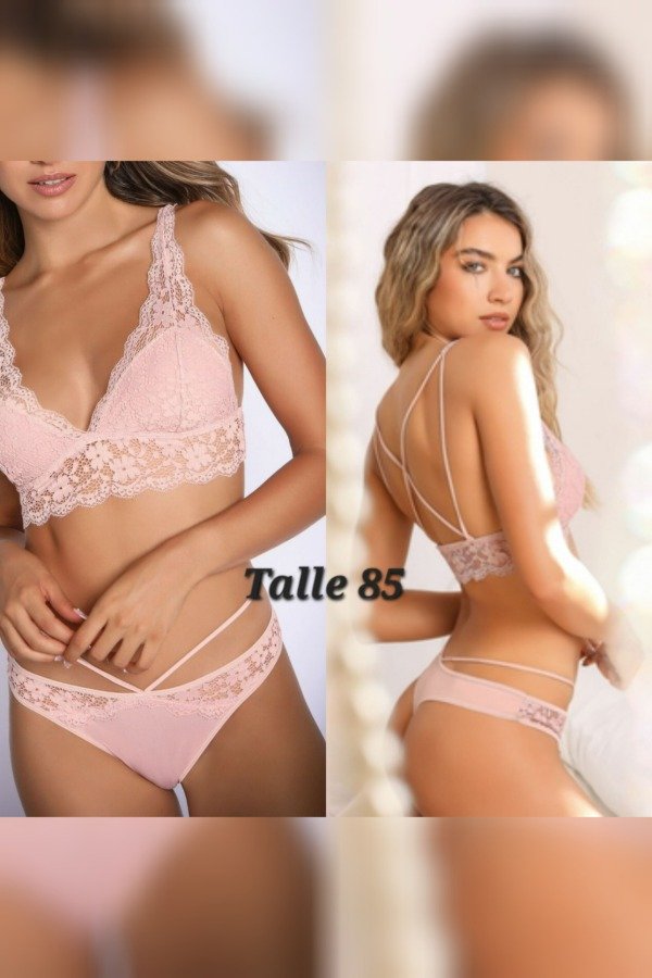 Producto - Conjunto de Lencería Femenina Sexy Lali 1067 Talle 85