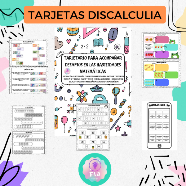 Producto - Tarjetas Discalculia