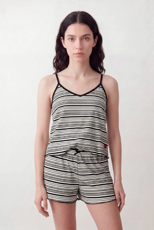 Producto - MARGARETTE PIJAMA MUSCULOSA Y SHORT - 0