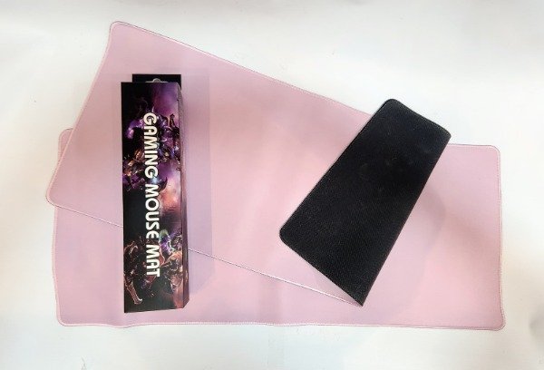 Producto - PAD ROSA GRANDE BORDE COSIDO 30X70CM ANTIDESLIZANT