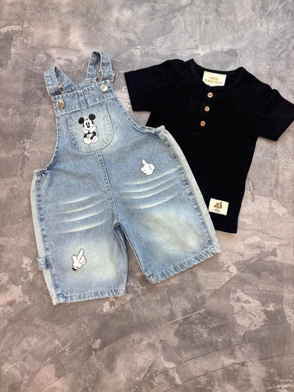 Producto - Jardinero mickey celeste bebe