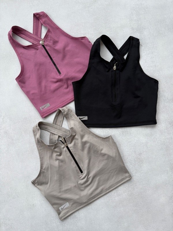 Producto - Crop cierre medio - 3 colores
