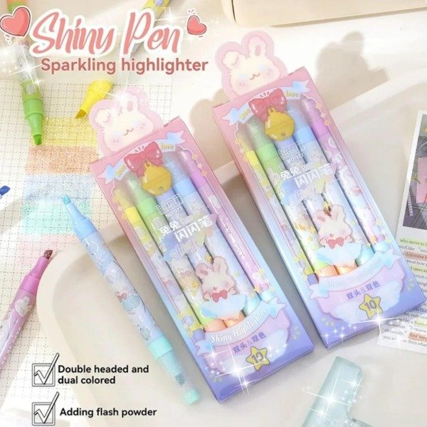 Producto - RESALTADOR DOBLE PUNTO C/BRILLO