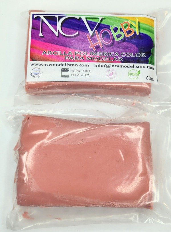 Producto - Arcilla polimérica Hobby NCV TIERRA MEDIO 60g
