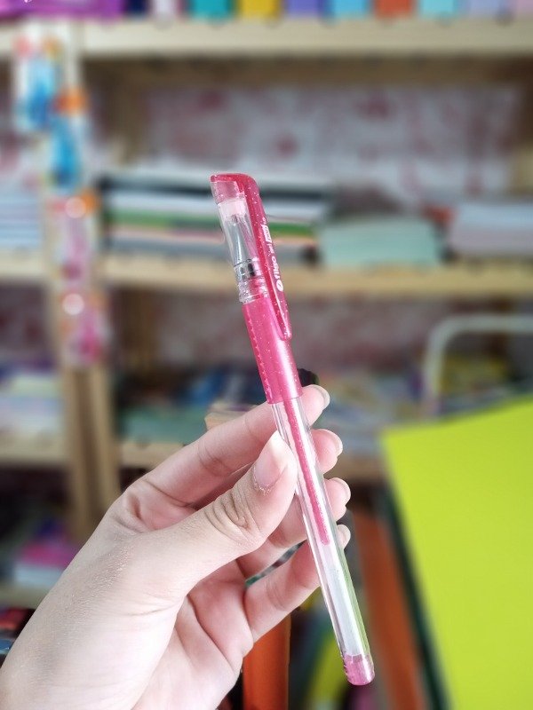 Producto - Boligrafo Filgo Roller Gel Pop Glitter Rojo