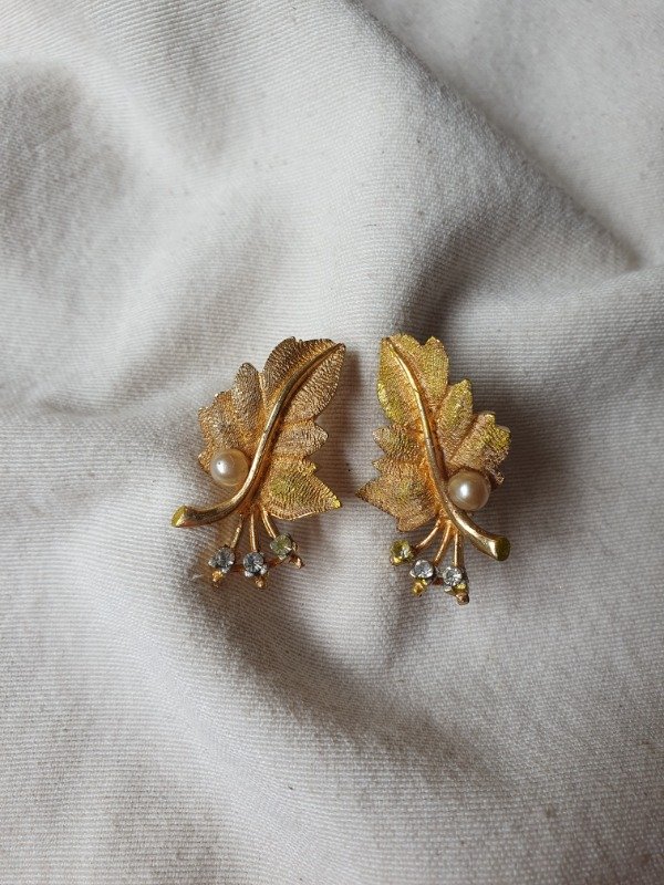 Producto - Clips 50s Hojitas con Perlas