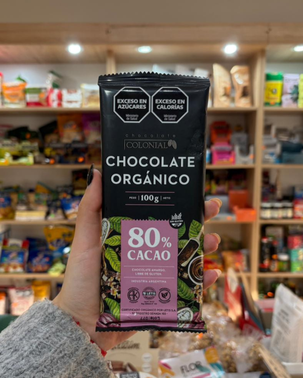Producto - Chocolate "Colonial" al 80 x100g