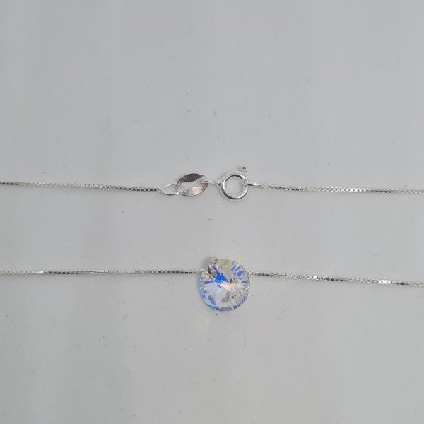 Producto - Collar cristal redondo aurora