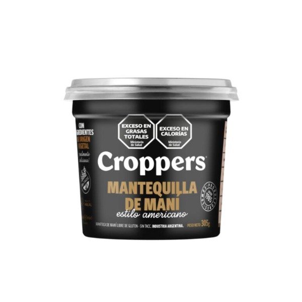 Producto - Manteca de Mani x 305gr SIN TACC - Croppers
