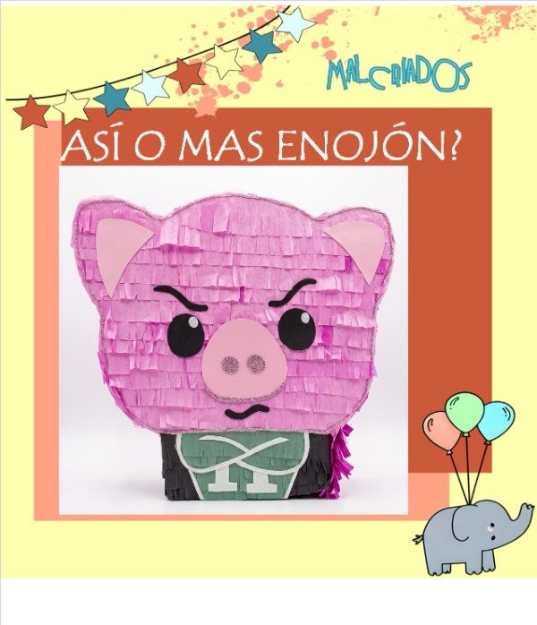 Producto - CERDITO ENOJÓN PLIM PLIM