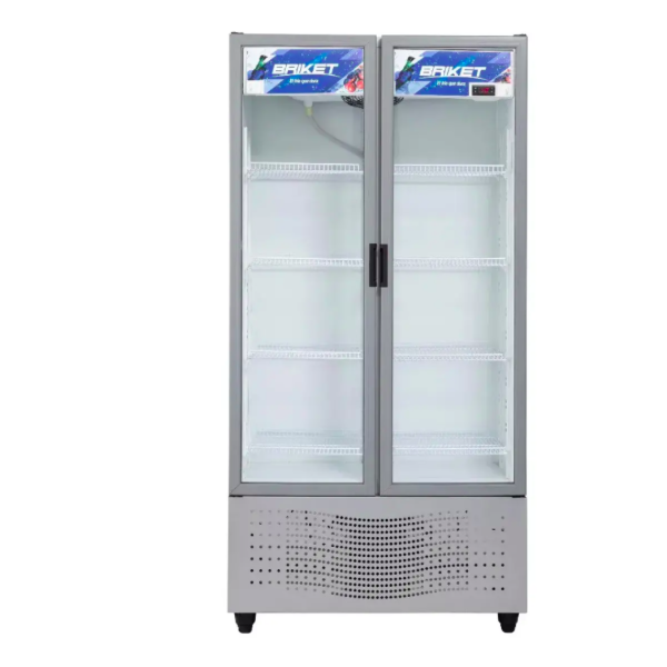 Producto - Exhibidora Vertical 2 Puertas 800 Litros -Briket
