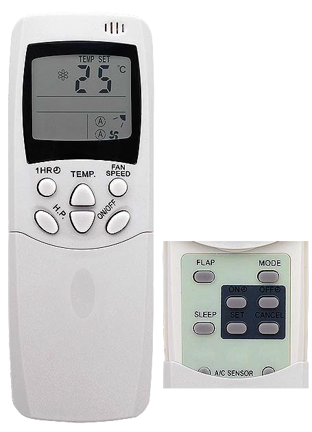 Producto - Control Remoto Aire ELECTROLUX HISENSE MK TECH TADIRAN