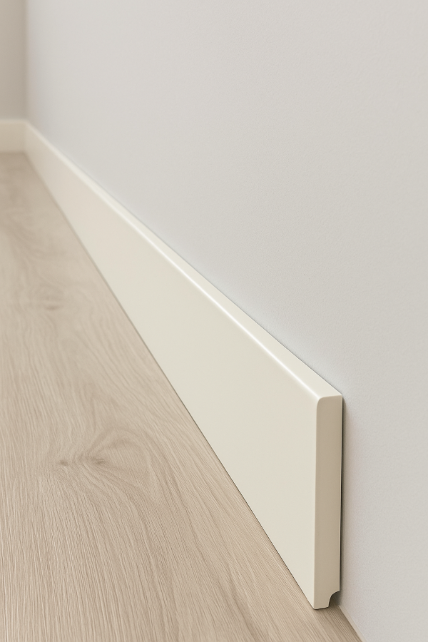 Producto - Zocalo de Pvc Antihumedad Color Crema 195cmx7cm