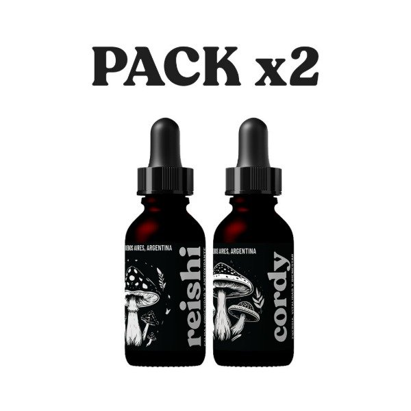 Producto - Pack x2 Doble Extracto 30ml Reishi Cordyceps