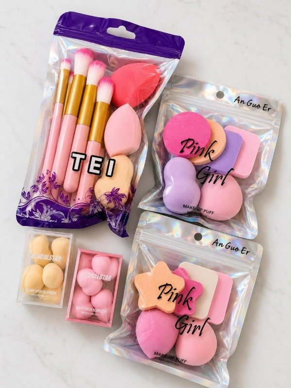Producto - COMBO ACCESORIOS BROCHAS + ESPONJAS - TEI - 1
