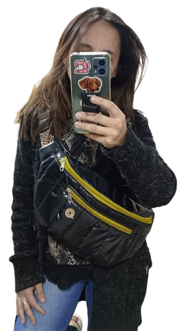 Producto - Maxi riñonera "Antártida" EN STOCK Black/print