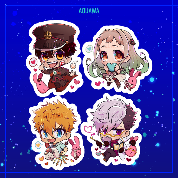 Producto - Set de Stickers de Jibaku Shonen Hanako kun