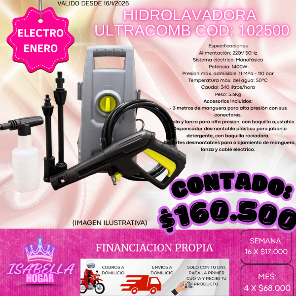 Producto - HIDROLAVADORA ULTRACOMB