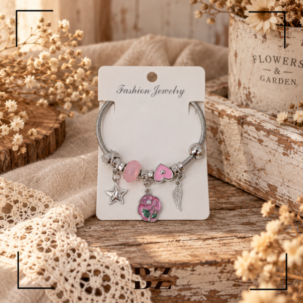 Producto - PULSERA ELASTICA TIPO PANDORA C/DIJE X PCS - 2167-11 - 0