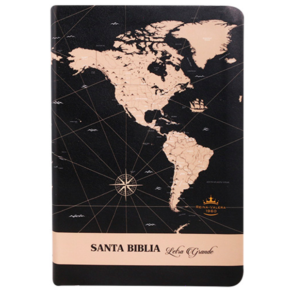 Producto - Biblia Reina Valera 1960 Mediana Mediana Letra Grande Diseño Mapa