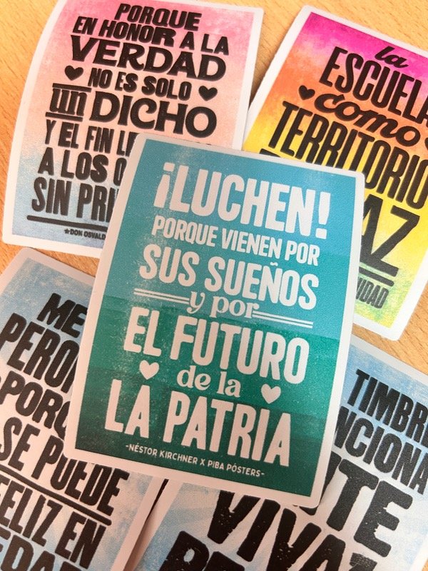Producto - Sticker sueños - Piba Posters