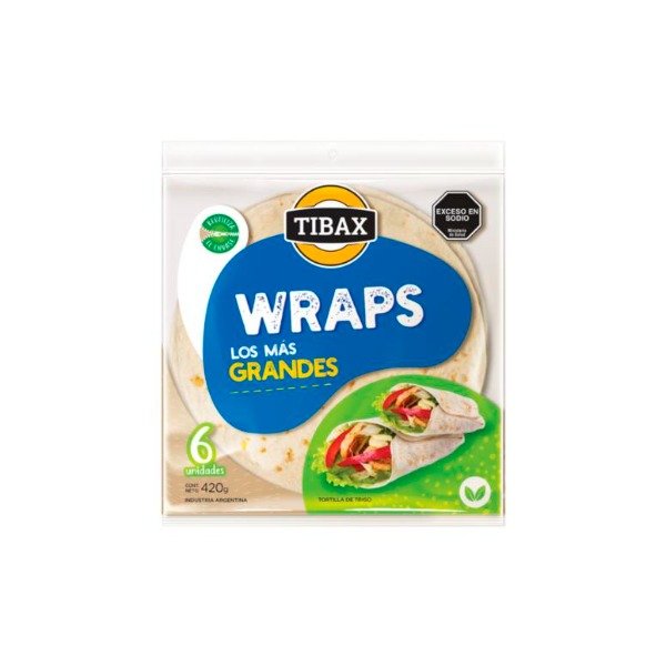 Producto - Wraps de Trigo x 420g TIBAX