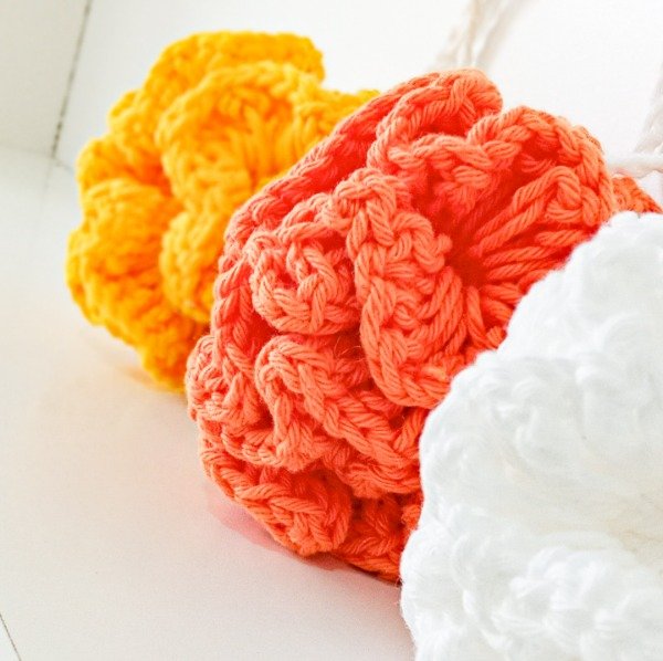 Producto - ESPONJAS DE DUCHA TEJIDAS DE ALGODÓN