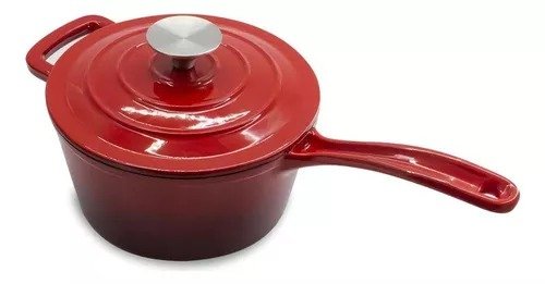 Producto - Cacerola Hierro Fundido Esmaltada Sakura Color Rojo