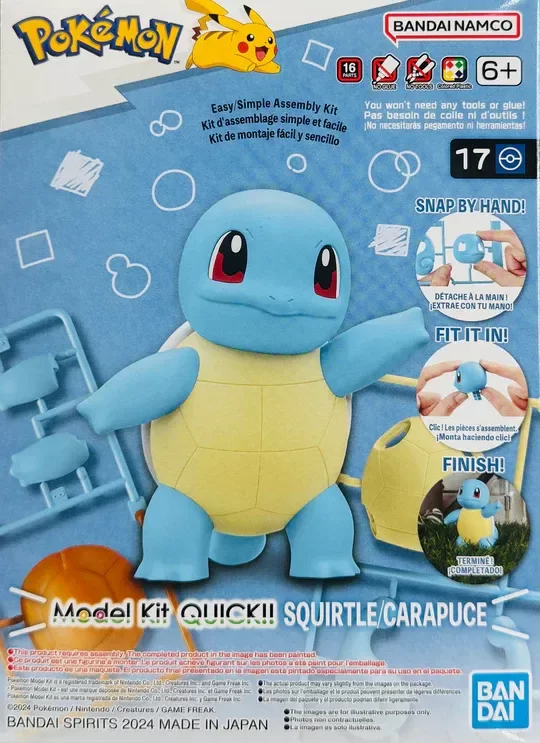 Producto - Pokémon Model Kit: Quick!! 17 Squirtle
