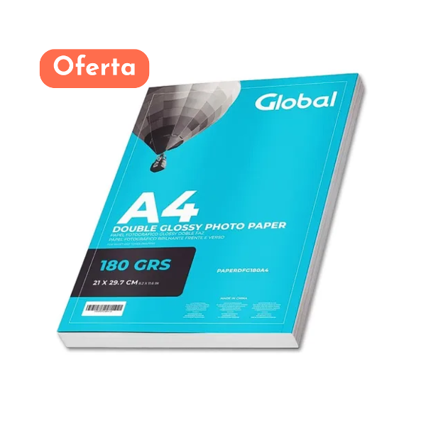 Producto - Papel fotográfico bifaz brillante 180g Global
