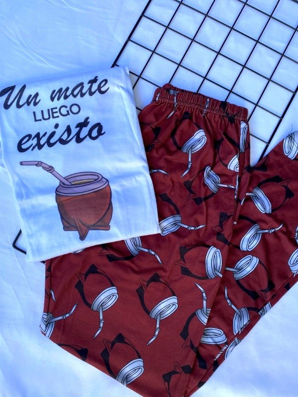 Producto - Pijama unisex mangas cortas - mate