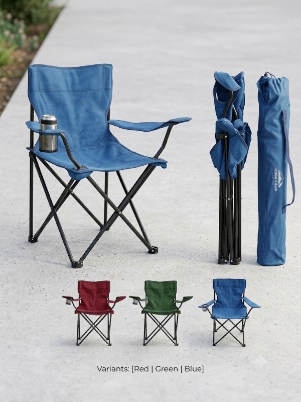 Producto - VR292 SILLA PLEGABLE CON PORTA VASO