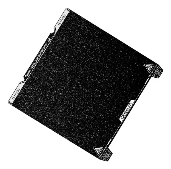 Producto - Pei negro creality 235x235mm con Imán Suave k1-s1-s1pro-v3 se-cr10 se
