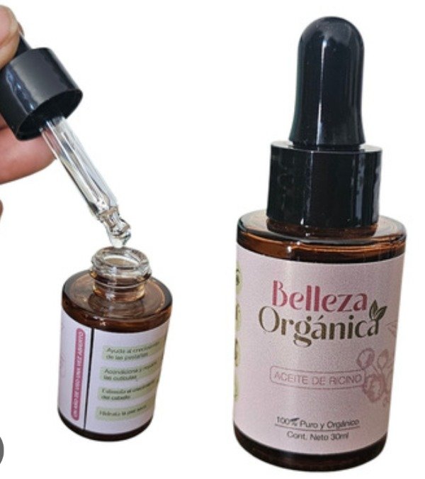 Producto - ACEITE DE RECINO ORGANICO CON GOTERO