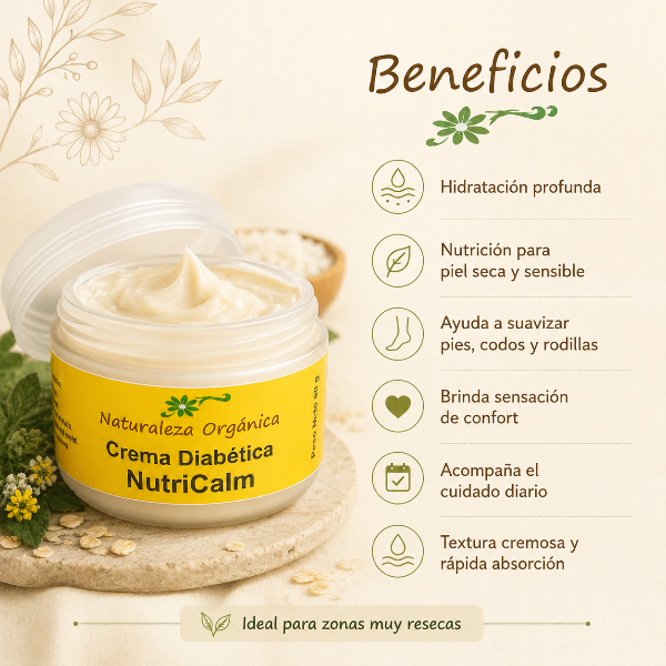 Producto - Crema NutriCalm - Hidratación Natural para Piel Seca y Sensible - 1