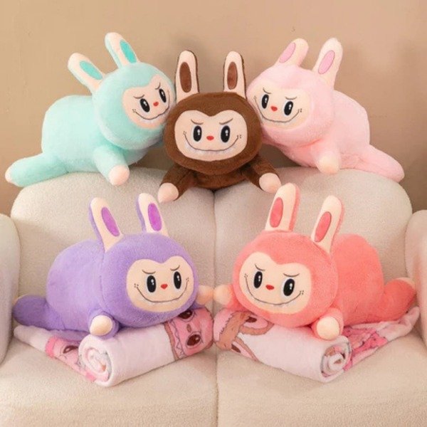 Producto - Peluche labubu con manta