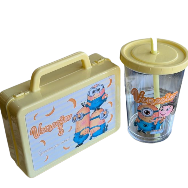 Producto - COMBO valijita + vaso personalizado x10