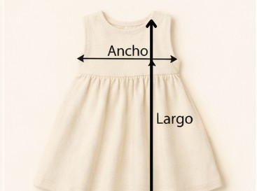 Producto - Vestido. Talle 3 (6 a 12 meses) - 4
