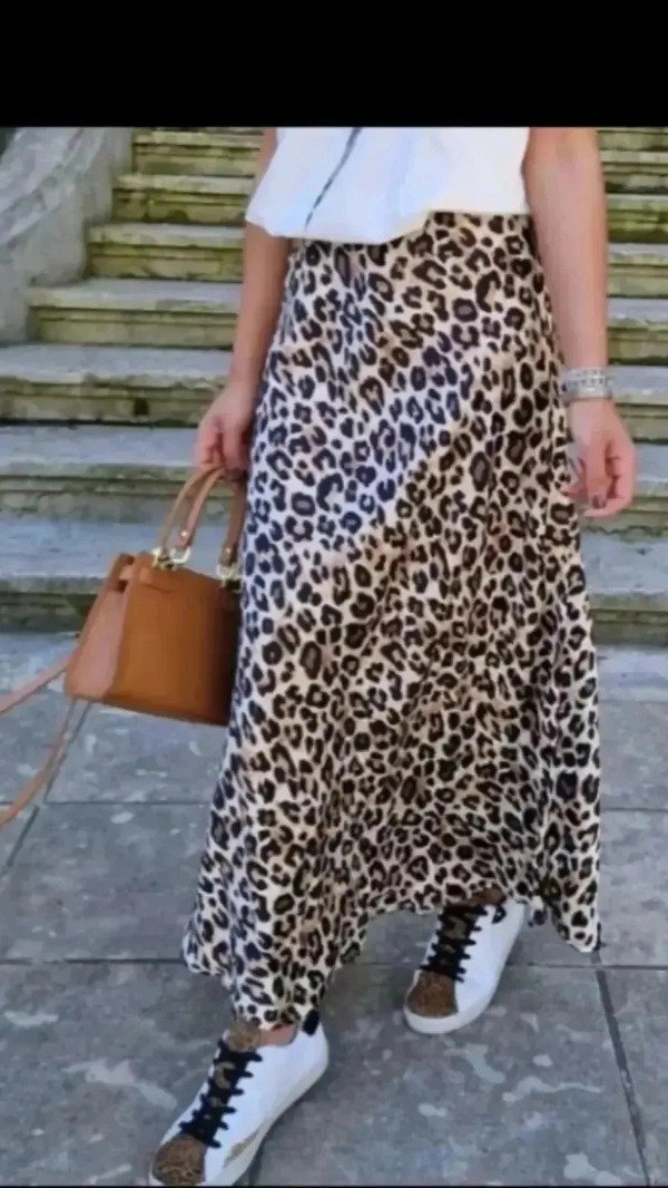 Producto - Pollera larga print