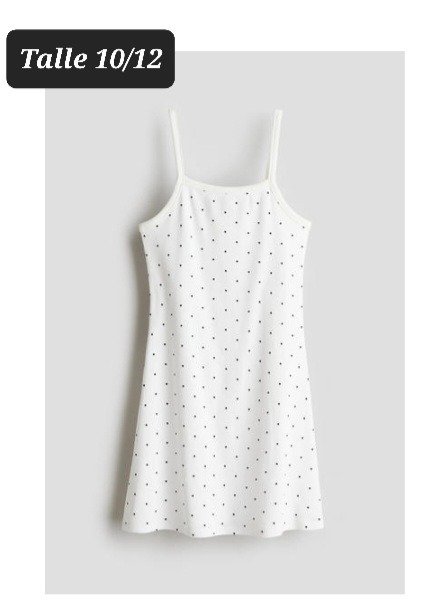 Producto - Vestido HyM talle 10/12 lunares