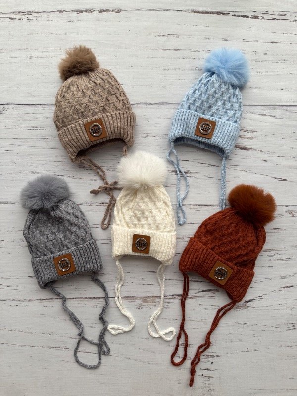 Producto - Gorrito pompón bebé hasta de 0 a 12 meses