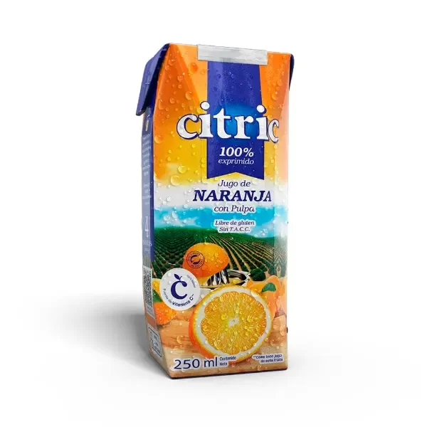 Producto - Jugo Natural Citric Naranja 250 Ml X 18 Unidades