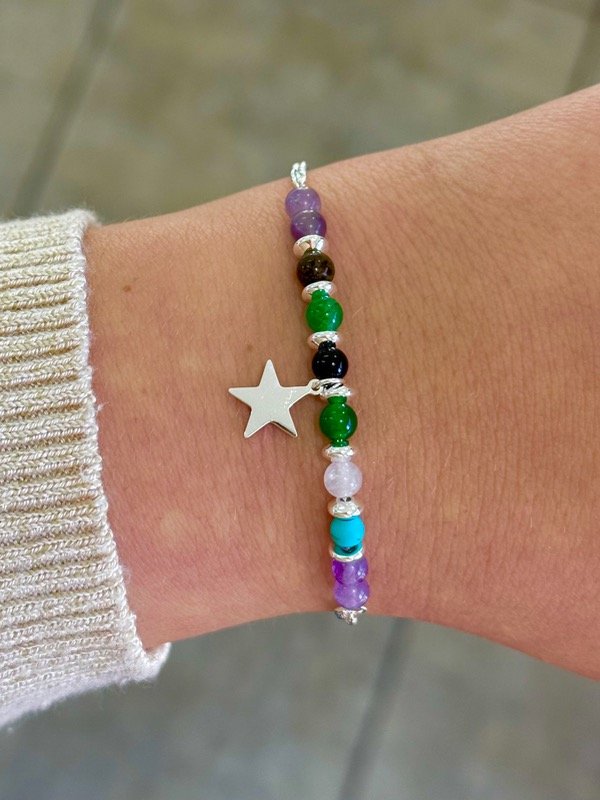 Producto - Pulsera colores dije estrella