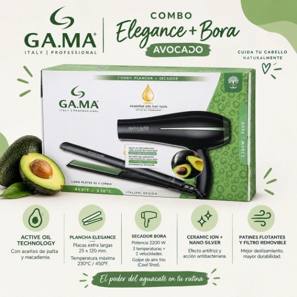 Producto - COMBO GAMA ELEGANCE + BORA AVOCADO