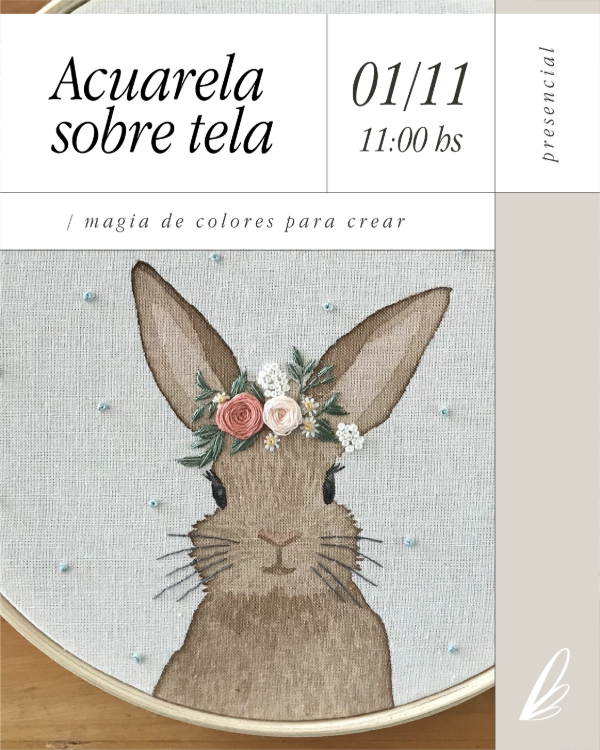 Producto - Workshop Especial: Acuarela sobre Tela