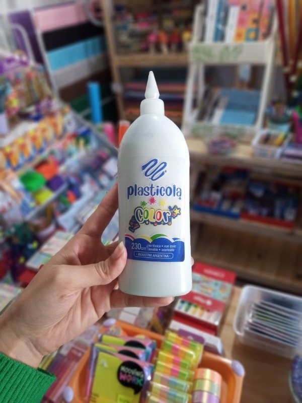 Producto - Plasticola x230g color celeste