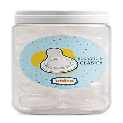 Producto - 4077 F. X 25 U. TETINAS P/MAM. B. A. SIL.