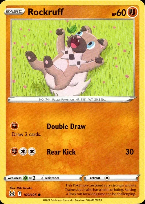 Producto - Rockruff - 109/196 - Lost Origin