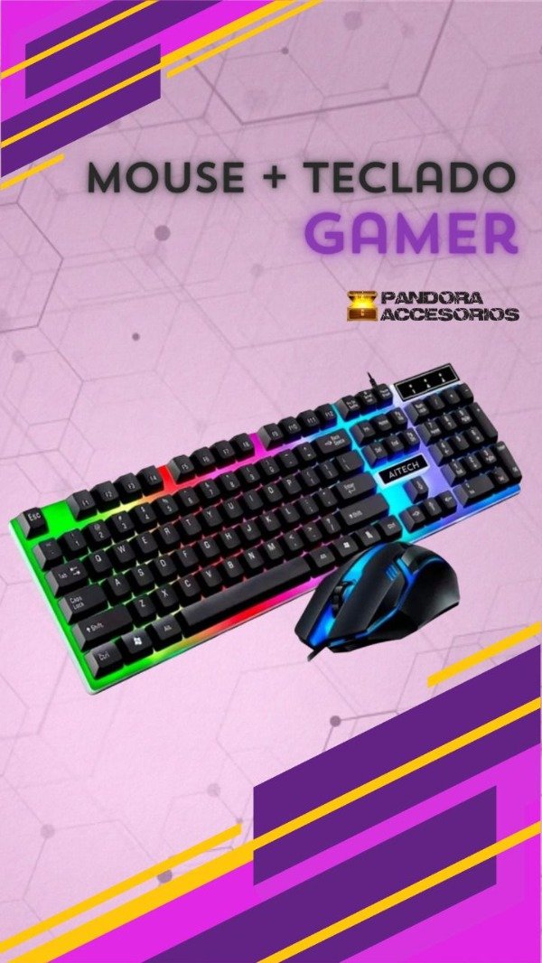 Producto - Kit Gamer Teclado + Mouse